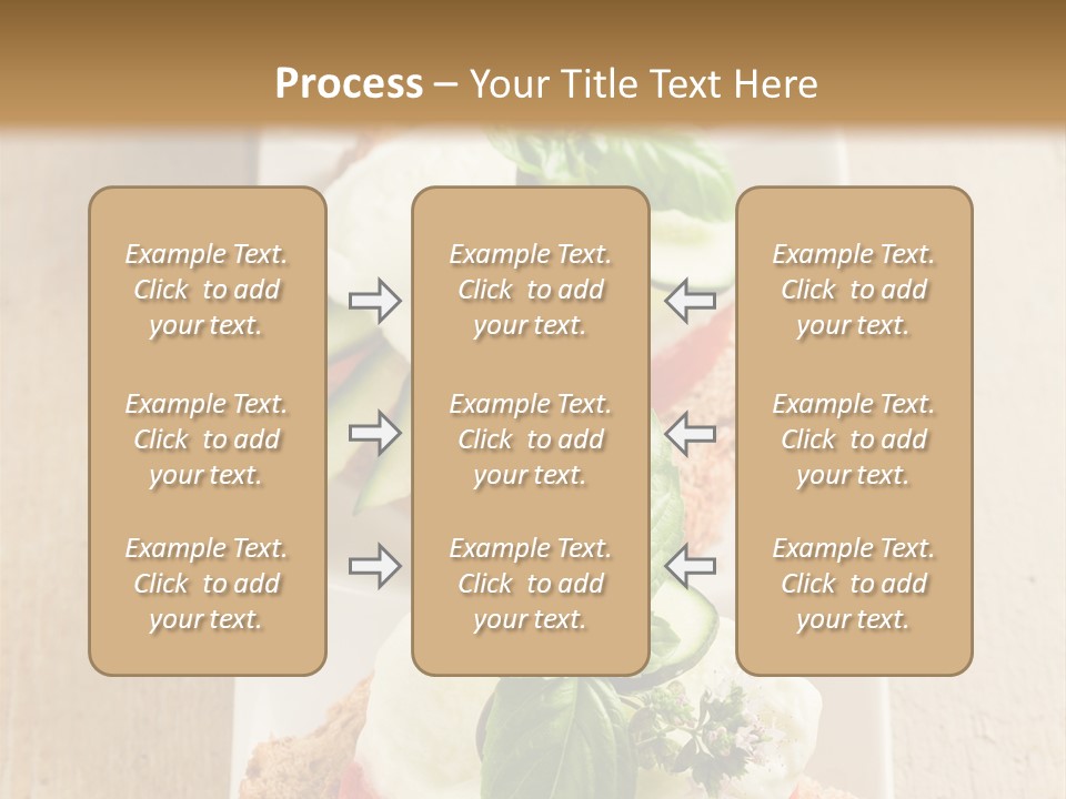 Starter Sandwiches Basil PowerPoint Template