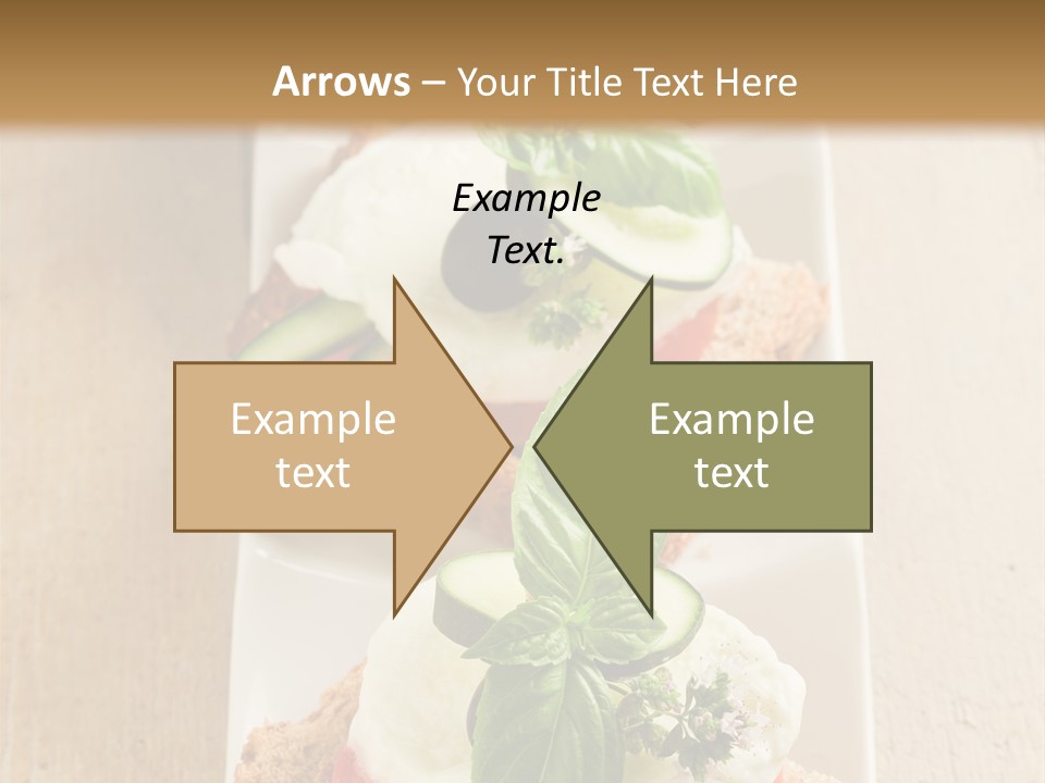 Starter Sandwiches Basil PowerPoint Template