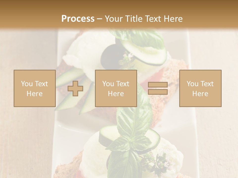 Starter Sandwiches Basil PowerPoint Template