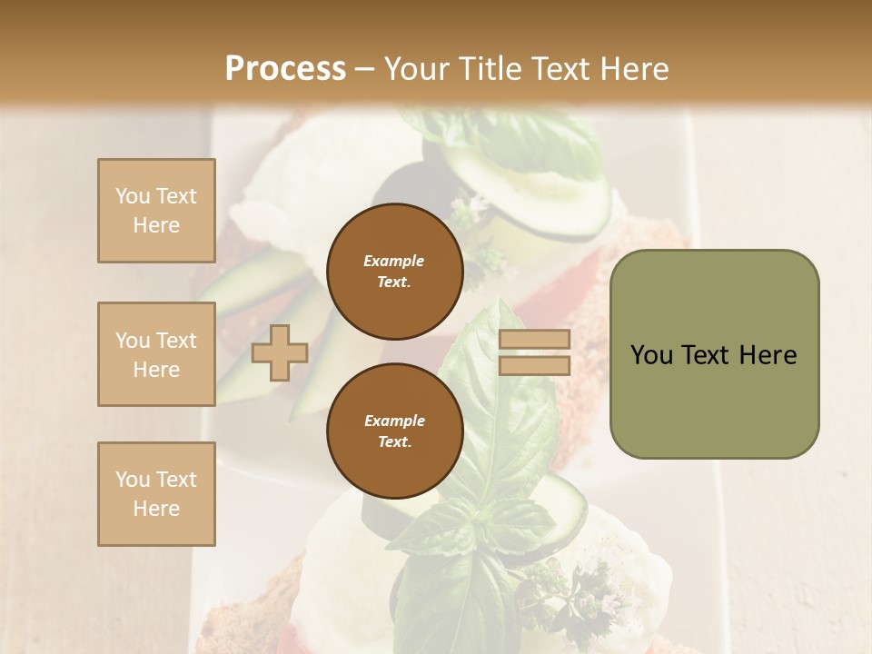 Starter Sandwiches Basil PowerPoint Template