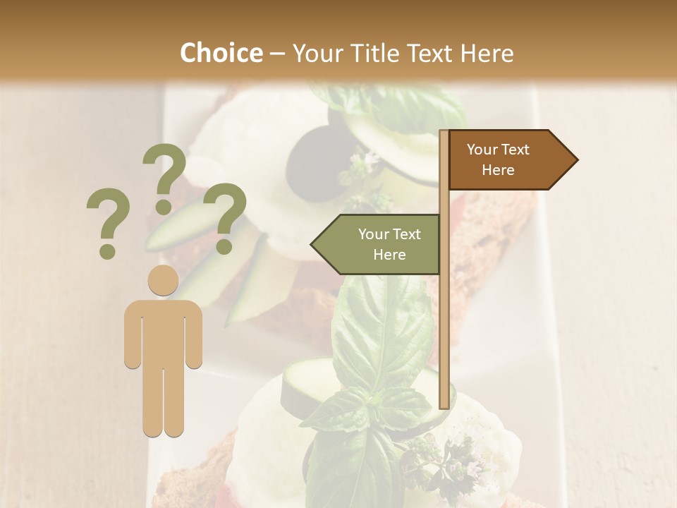 Starter Sandwiches Basil PowerPoint Template