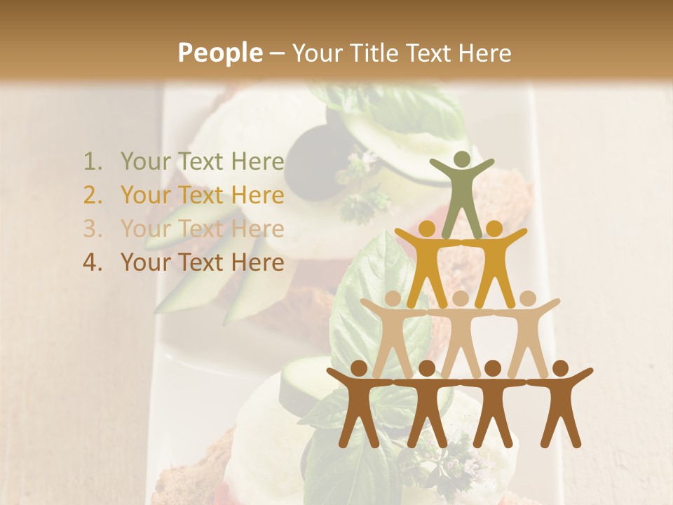 Starter Sandwiches Basil PowerPoint Template