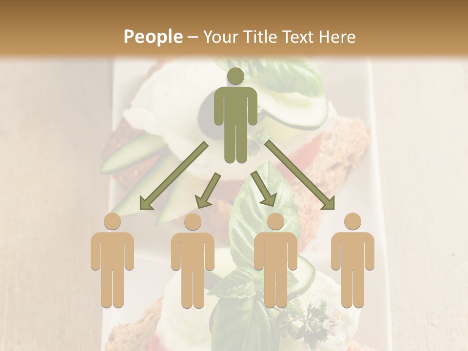 Starter Sandwiches Basil PowerPoint Template