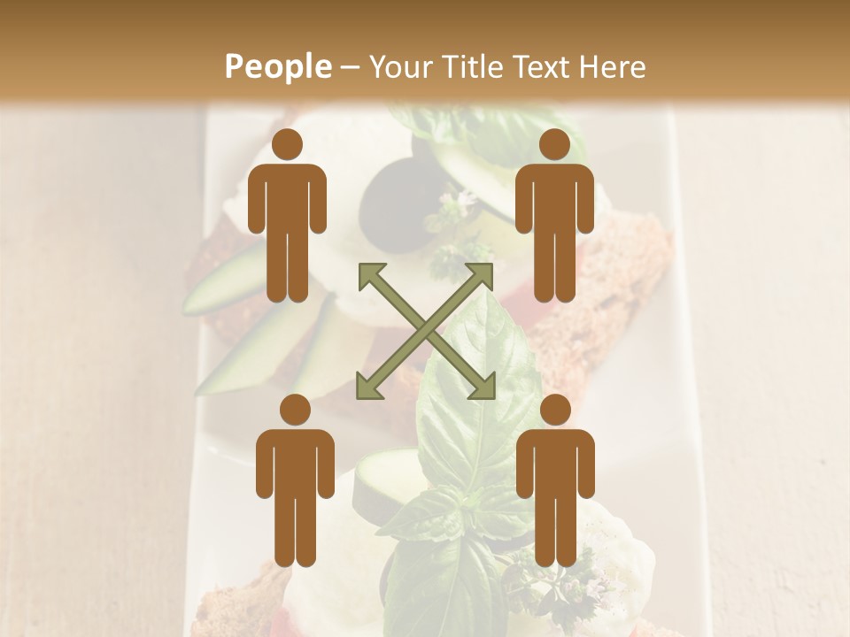 Starter Sandwiches Basil PowerPoint Template