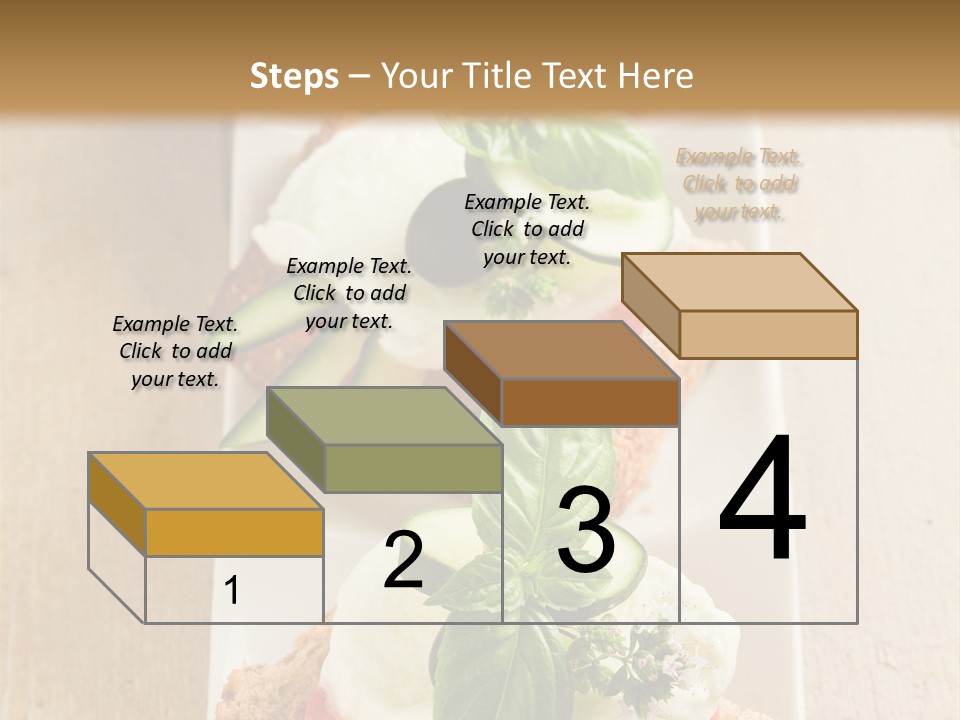 Starter Sandwiches Basil PowerPoint Template
