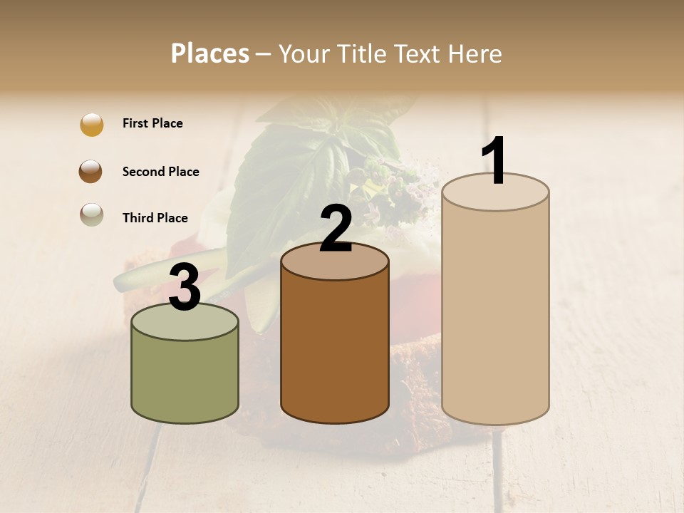 Canap Cheese Sandwiches PowerPoint Template