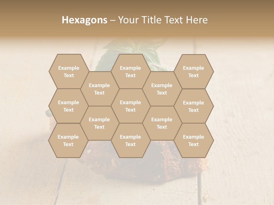 Canap Cheese Sandwiches PowerPoint Template