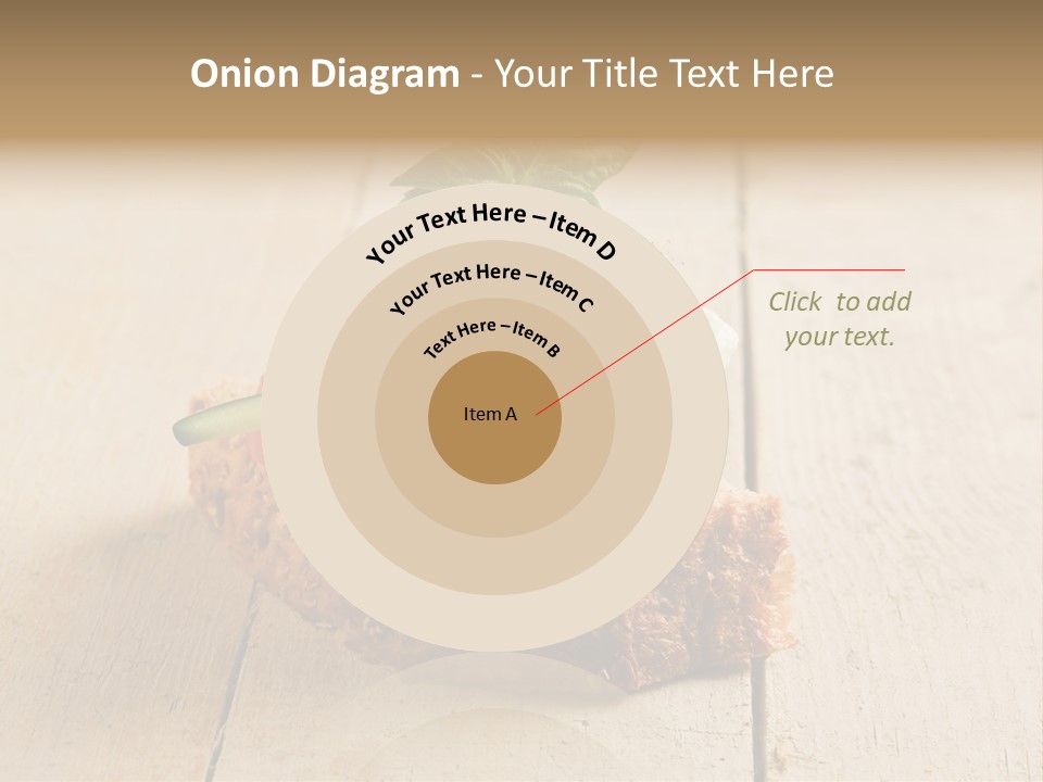 Canap Cheese Sandwiches PowerPoint Template
