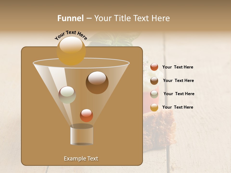 Canap Cheese Sandwiches PowerPoint Template