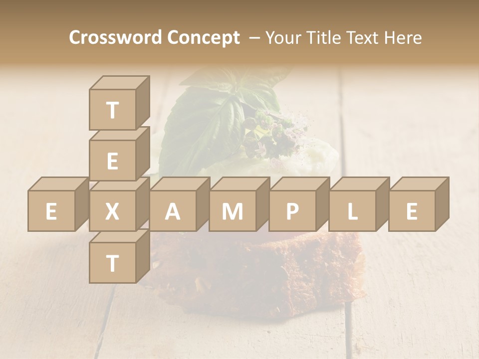 Canap Cheese Sandwiches PowerPoint Template