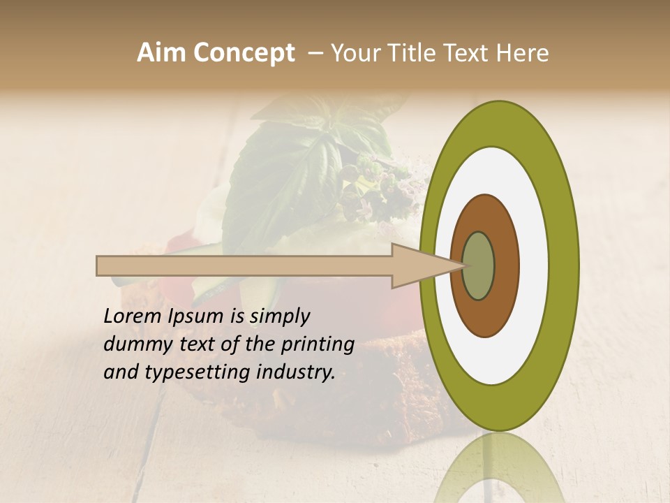 Canap Cheese Sandwiches PowerPoint Template