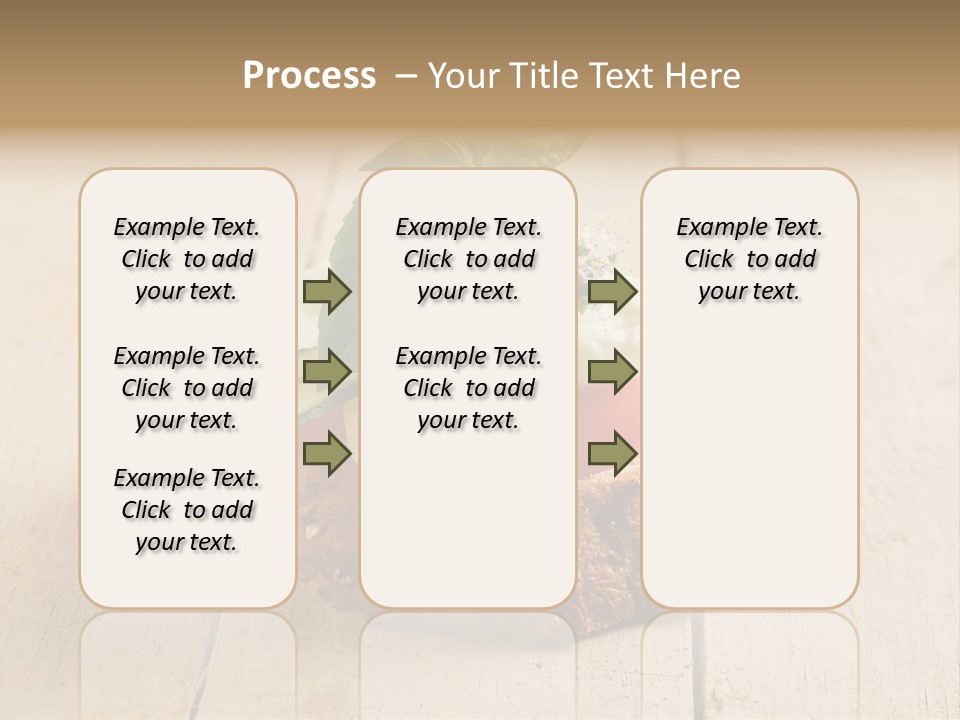 Canap Cheese Sandwiches PowerPoint Template