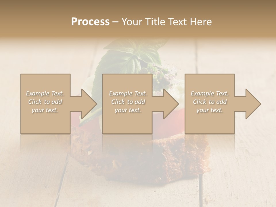 Canap Cheese Sandwiches PowerPoint Template