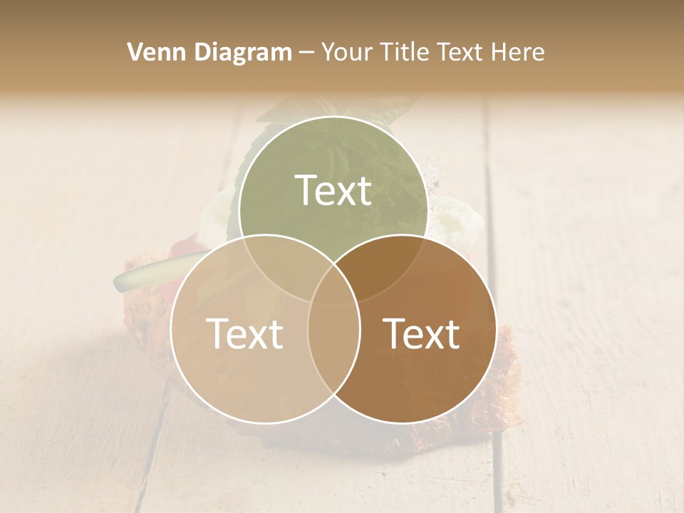 Canap Cheese Sandwiches PowerPoint Template