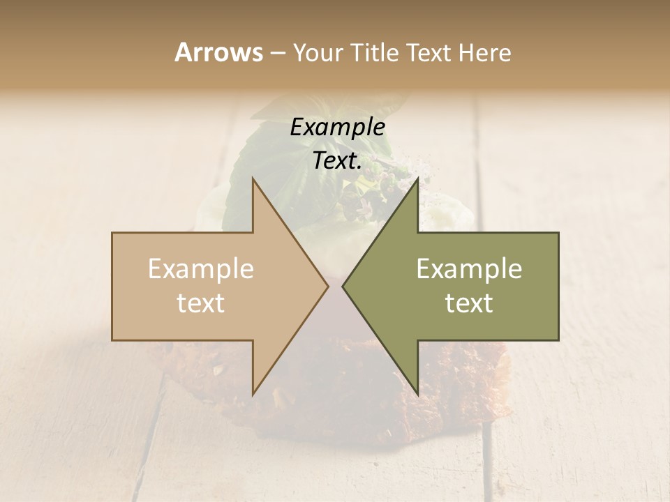 Canap Cheese Sandwiches PowerPoint Template
