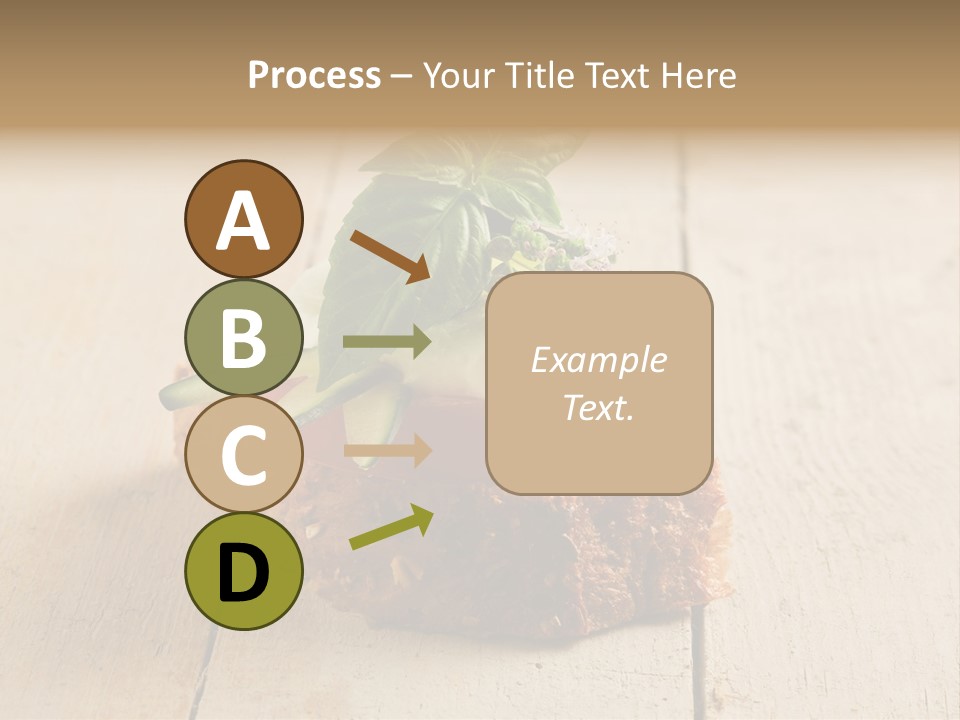 Canap Cheese Sandwiches PowerPoint Template