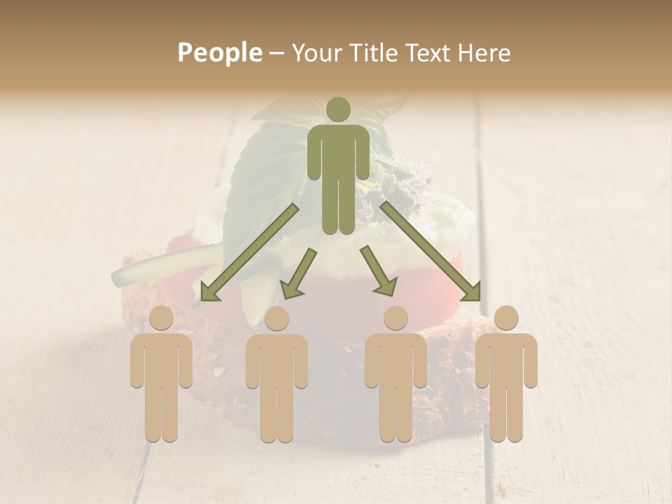 Canap Cheese Sandwiches PowerPoint Template