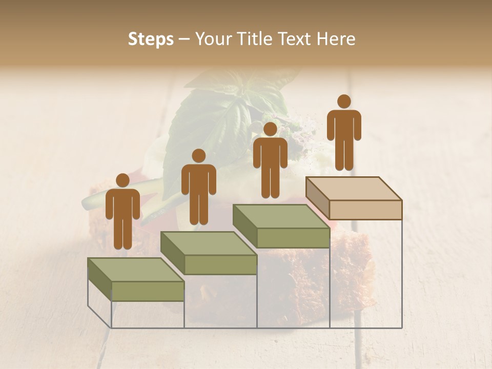 Canap Cheese Sandwiches PowerPoint Template