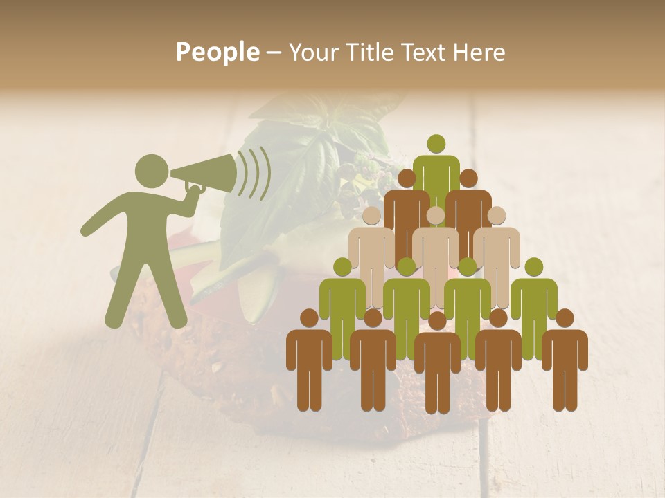 Canap Cheese Sandwiches PowerPoint Template