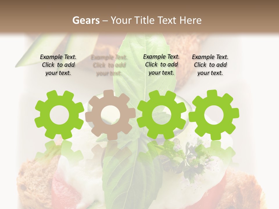 Italian Cuisine Milk Cheese PowerPoint Template