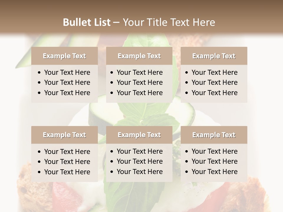 Italian Cuisine Milk Cheese PowerPoint Template