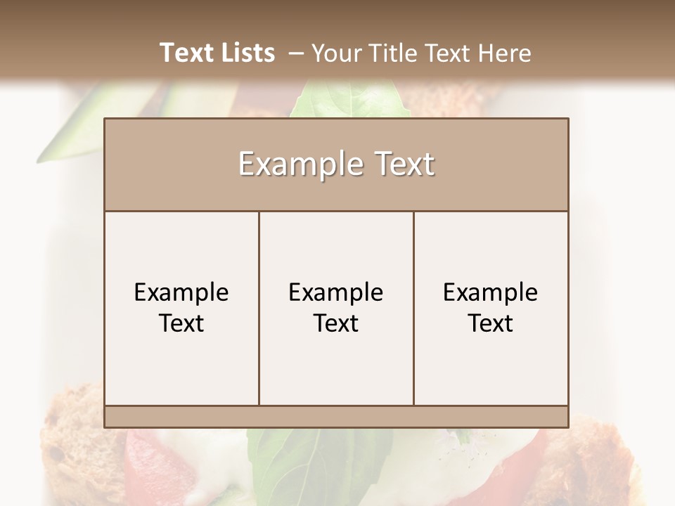 Italian Cuisine Milk Cheese PowerPoint Template