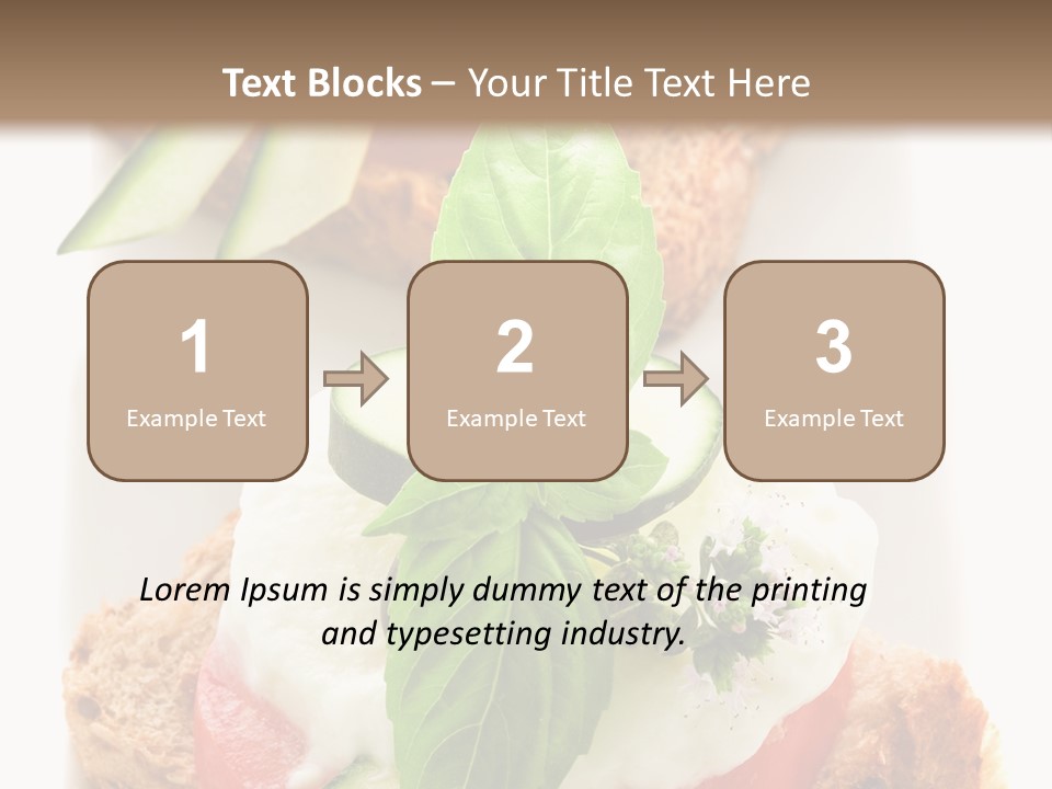 Italian Cuisine Milk Cheese PowerPoint Template