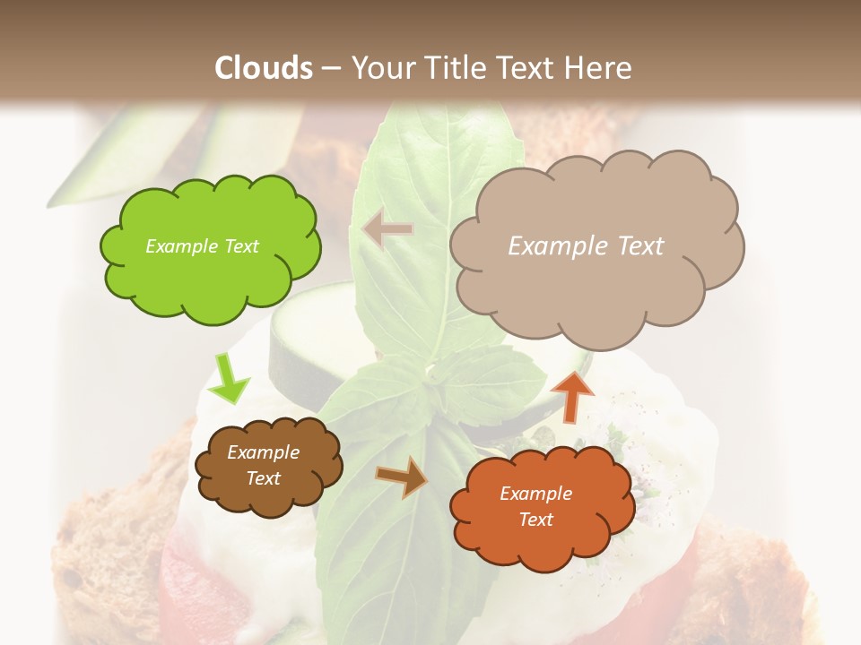 Italian Cuisine Milk Cheese PowerPoint Template