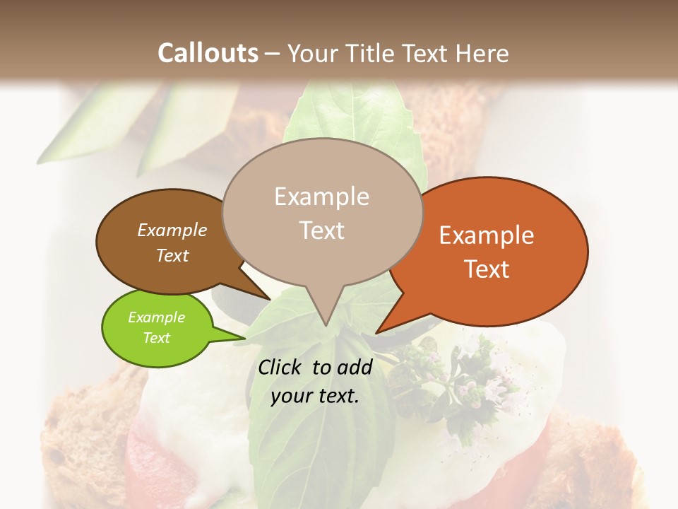 Italian Cuisine Milk Cheese PowerPoint Template