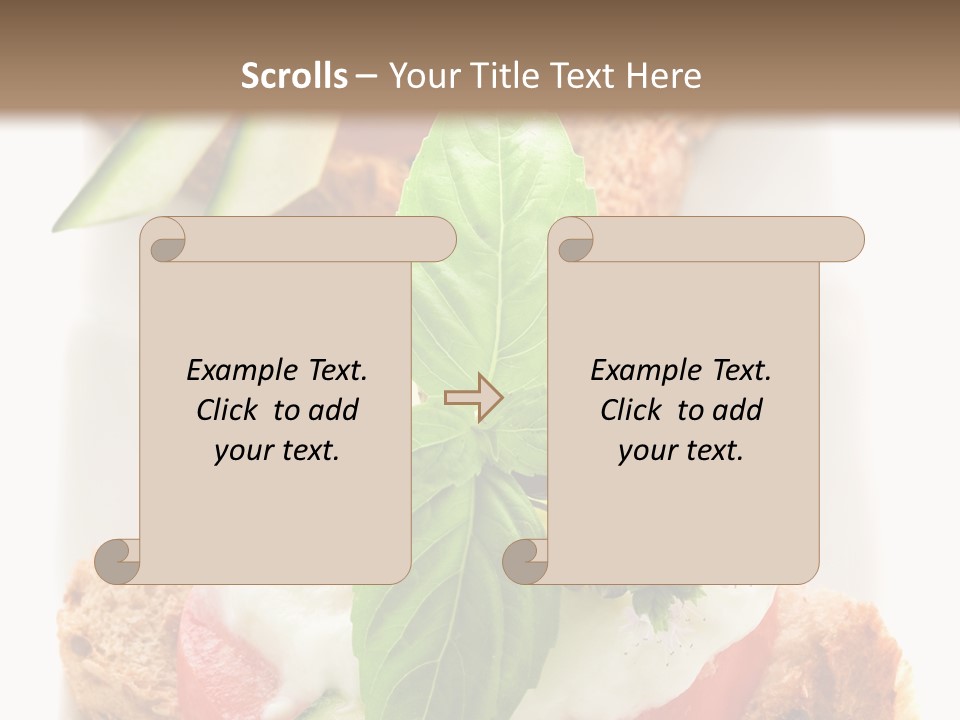 Italian Cuisine Milk Cheese PowerPoint Template