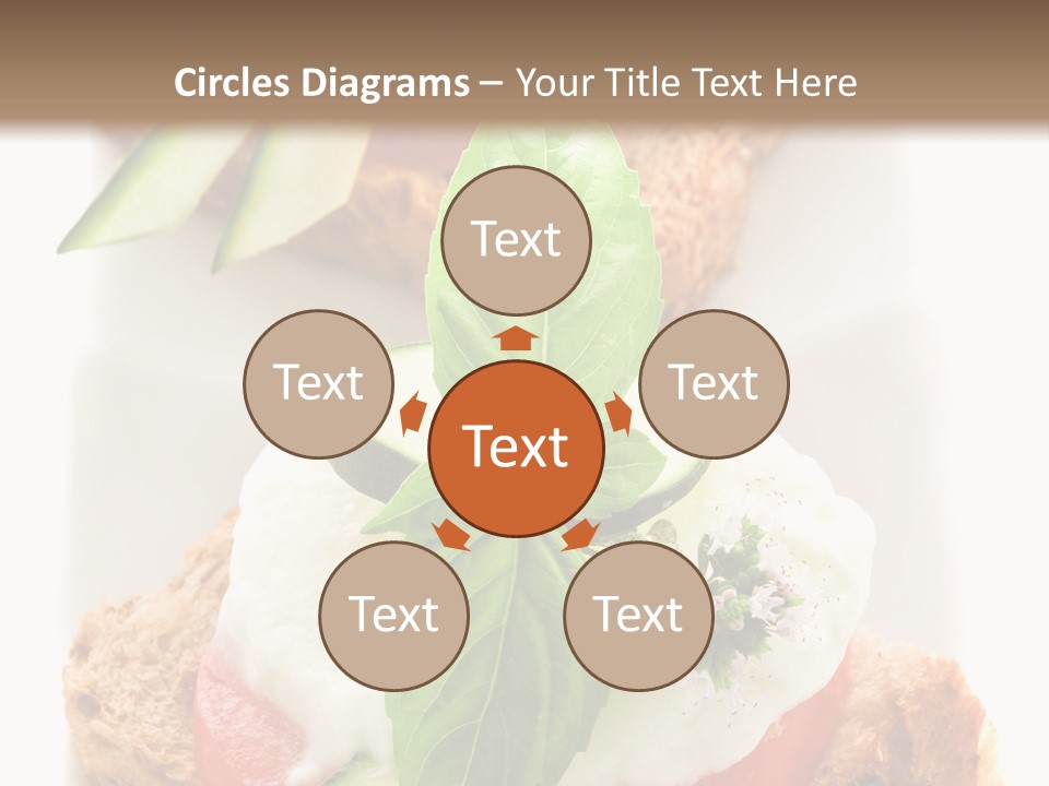 Italian Cuisine Milk Cheese PowerPoint Template