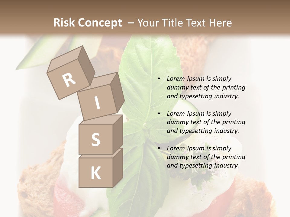 Italian Cuisine Milk Cheese PowerPoint Template