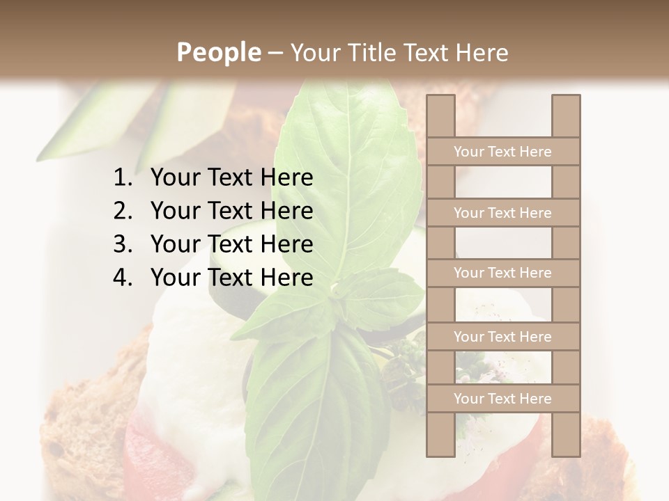 Italian Cuisine Milk Cheese PowerPoint Template