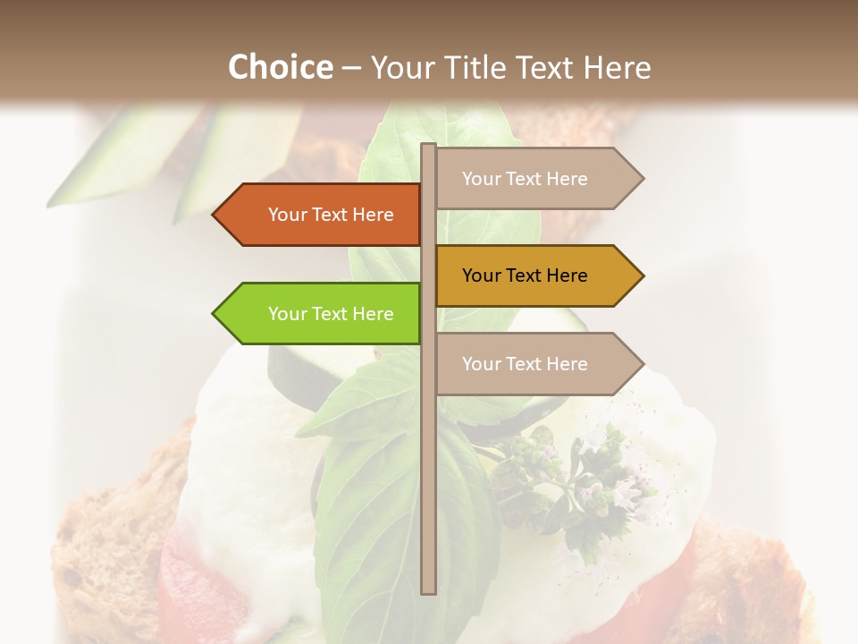 Italian Cuisine Milk Cheese PowerPoint Template