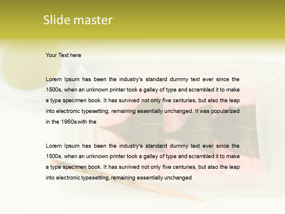 Cake Cooking Cherry PowerPoint Template