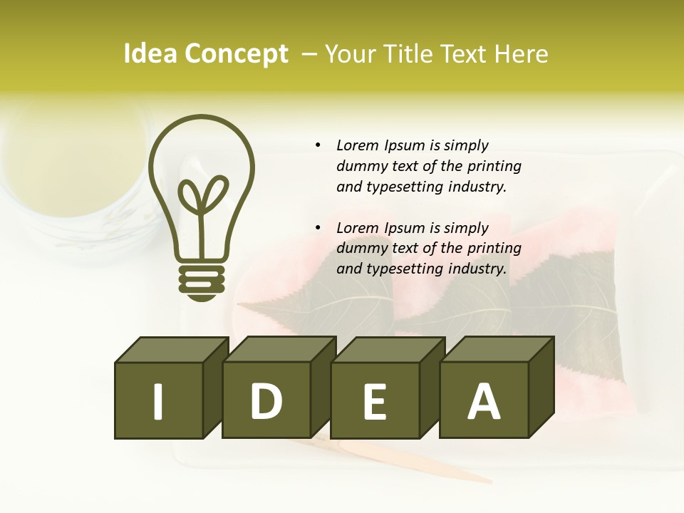 Cake Cooking Cherry PowerPoint Template