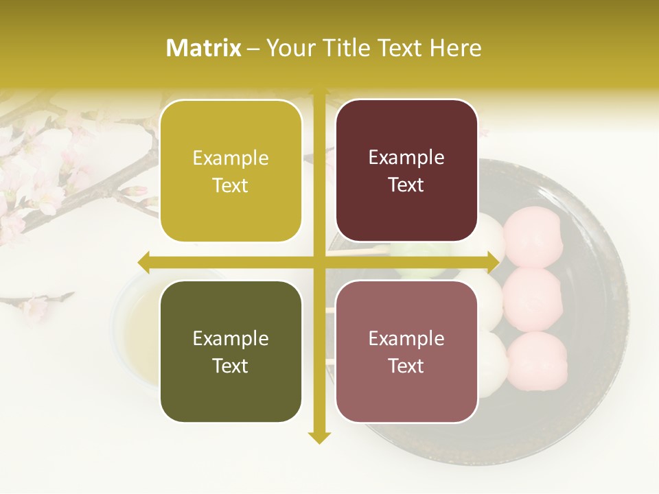 Japanese Snack Sweetness PowerPoint Template