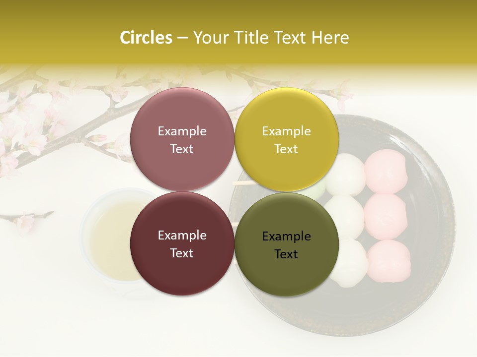 Japanese Snack Sweetness PowerPoint Template