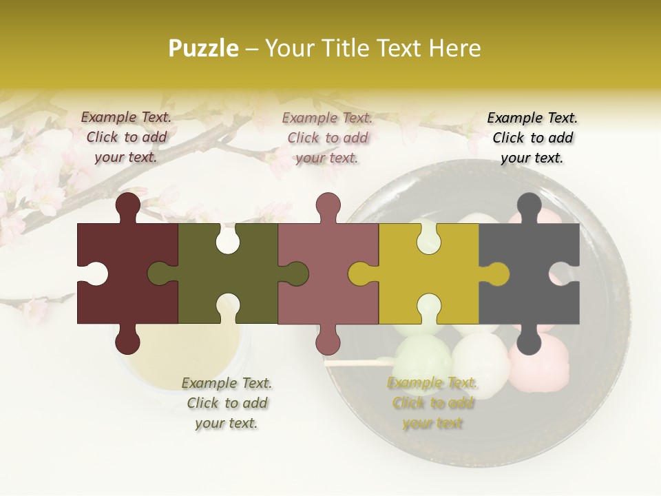 Japanese Snack Sweetness PowerPoint Template