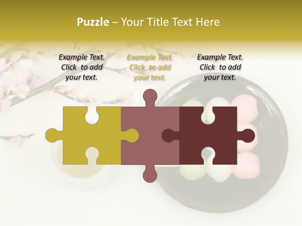 Japanese Snack Sweetness PowerPoint Template