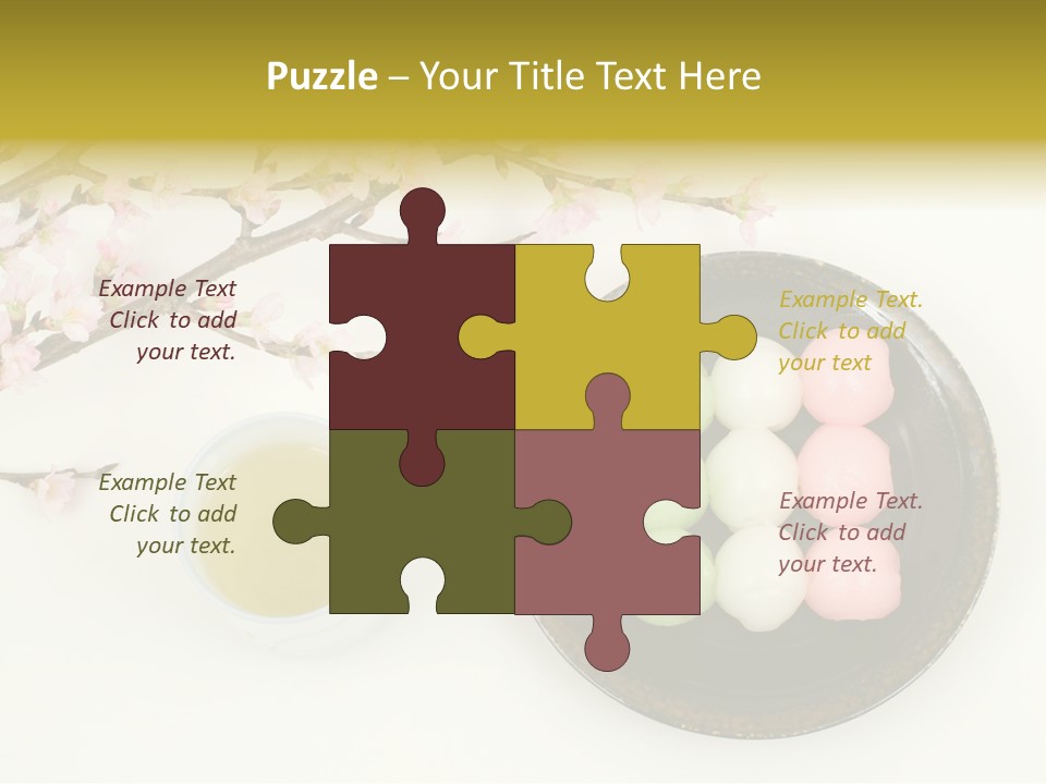 Japanese Snack Sweetness PowerPoint Template