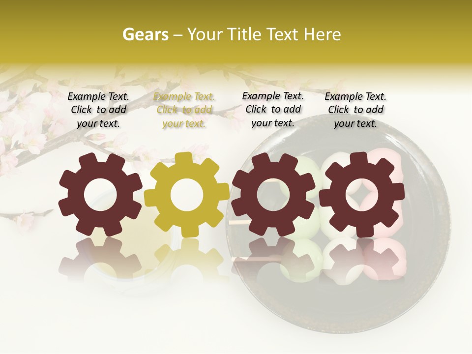 Japanese Snack Sweetness PowerPoint Template