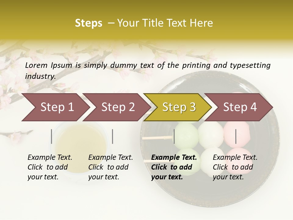 Japanese Snack Sweetness PowerPoint Template