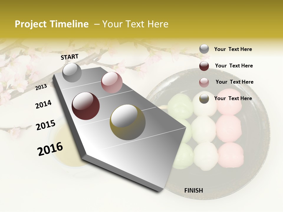 Japanese Snack Sweetness PowerPoint Template