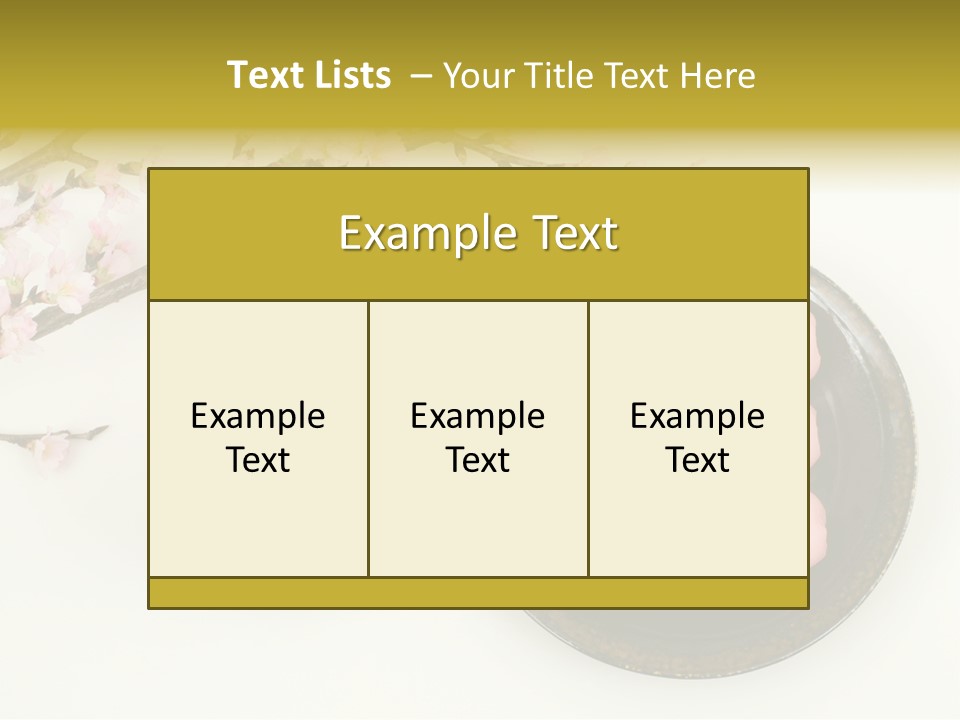 Japanese Snack Sweetness PowerPoint Template