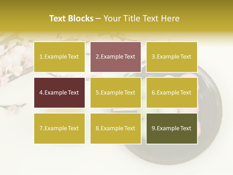 Japanese Snack Sweetness PowerPoint Template