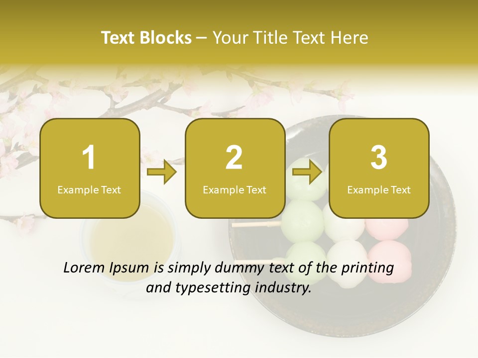 Japanese Snack Sweetness PowerPoint Template