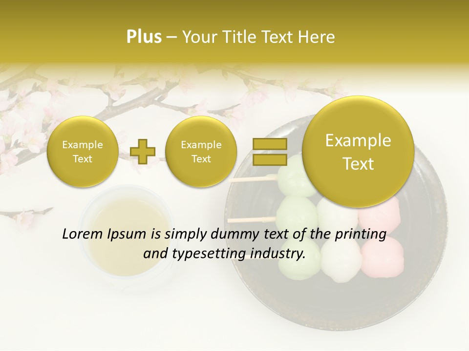 Japanese Snack Sweetness PowerPoint Template