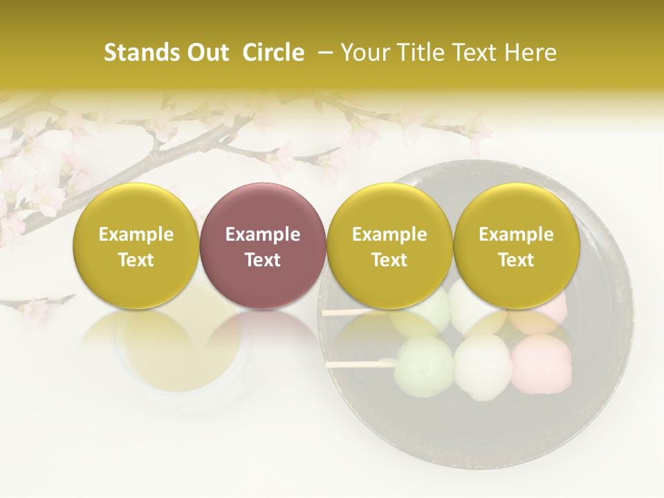 Japanese Snack Sweetness PowerPoint Template