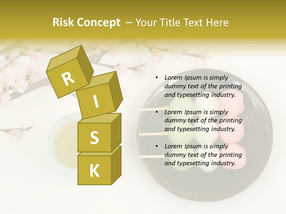 Japanese Snack Sweetness PowerPoint Template